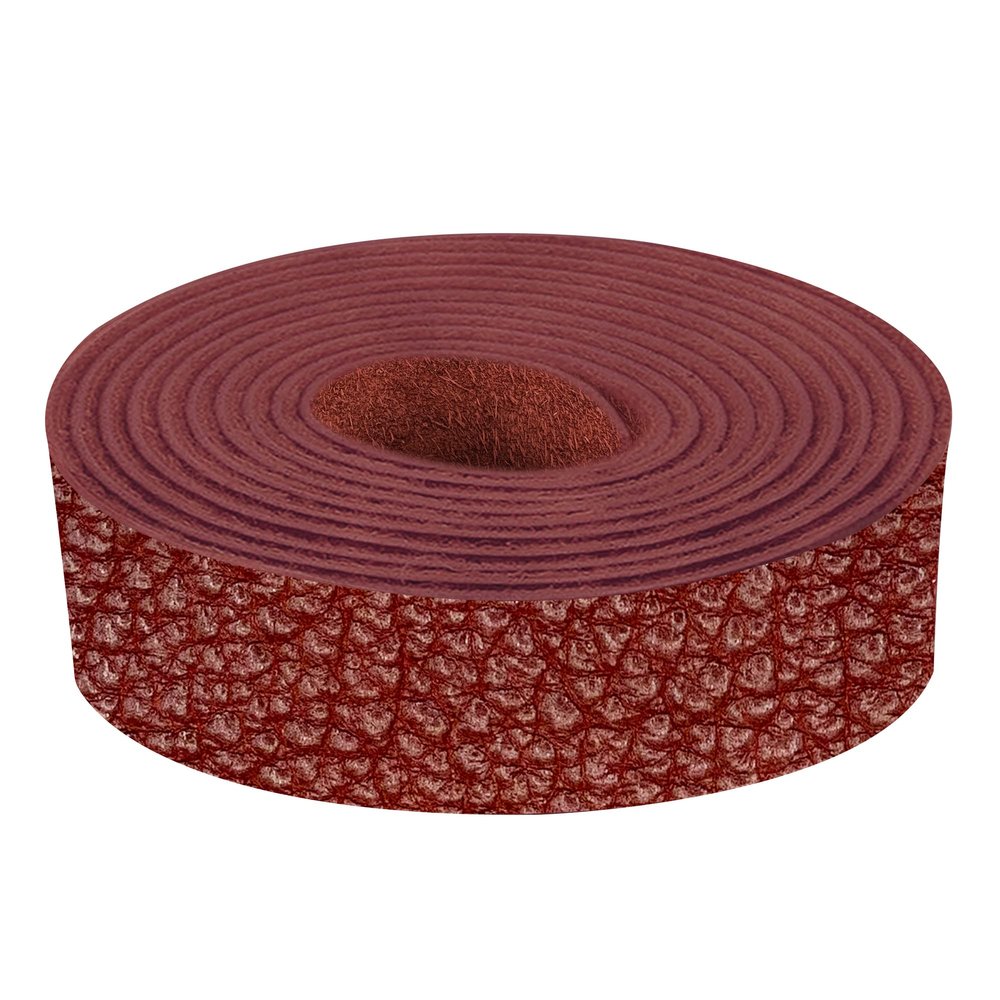 ELW Genuine American Leather Bison 8-9 oz (3.2-3.4mm) Thickness - Straps, Belts, Strips - Whiskey Brown, 3-1/4"x60" - Full Grain Hide DIY Craft Projects, Bag, Chap, Moccasins, Jewelry, Wrapping