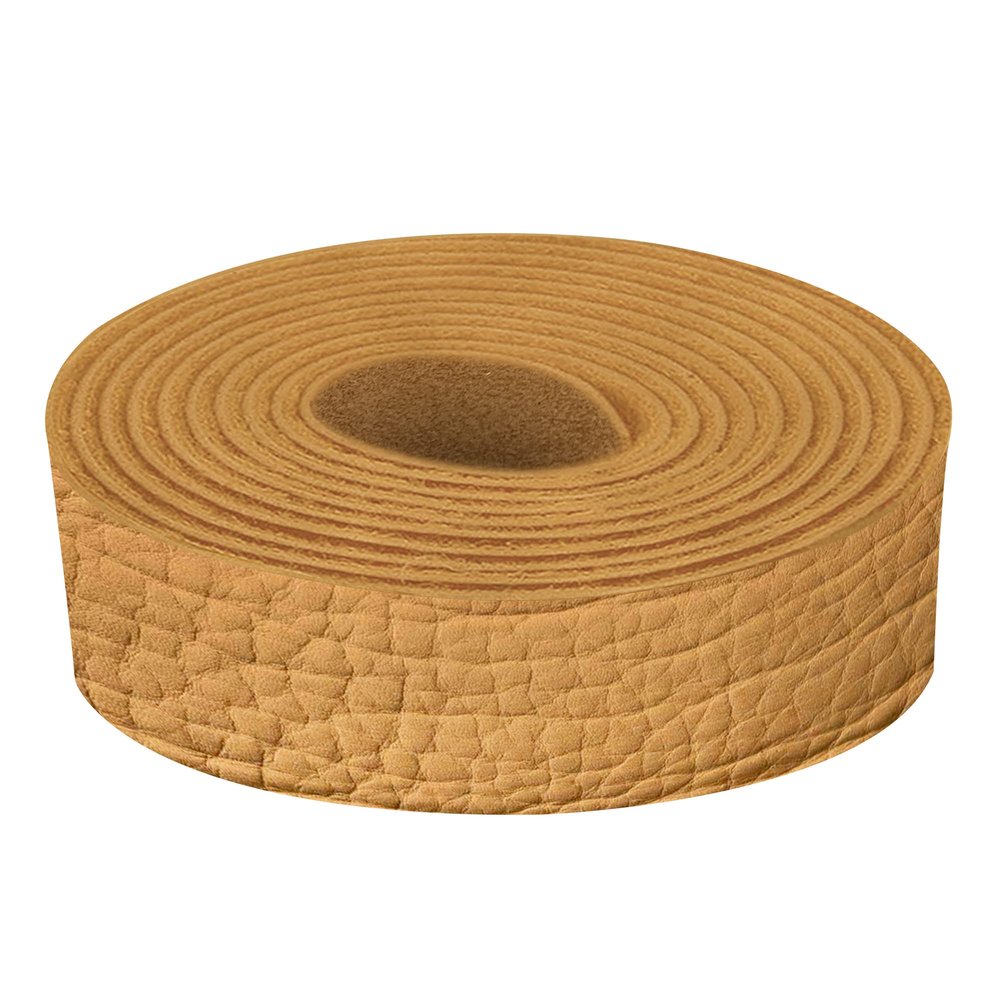 ELW Genuine American Leather Bison 8-9 oz (3.2-3.4mm) Thickness - Straps, Belts, Strips - Palomino, 2-1/4"x50" - Full Grain Hide DIY Craft Projects, Bag, Chap, Moccasins, Jewelry, Wrapping