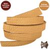 ELW Genuine American Leather Bison 8-9 oz (3.2-3.4mm) Thickness - Straps, Belts, Strips - Palomino, 2-1/4"x50" - Full Grain Hide DIY Craft Projects, Bag, Chap, Moccasins, Jewelry, Wrapping view 4