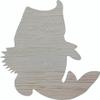Bass Fish Wood Shape, Unfinished Animal 9" Craft, Wooden Cutout view 1