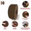 ELW Genuine American Leather Bison 8-9 oz (3.2-3.4mm) Thickness - Straps, Belts, Strips - Chocolate Brown, 3-3/4"x50" - Full Grain Hide DIY Craft Projects, Bag, Chap, Moccasins, Jewelry, Wrapping view 3
