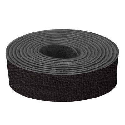 ELW Genuine American Leather Bison 8-9 oz (3.2-3.4mm) Thickness - Straps, Belts, Strips - Black, 4"x84" - Full Grain Hide DIY Craft Projects, Bag, Chap, Moccasins, Jewelry, Wrapping