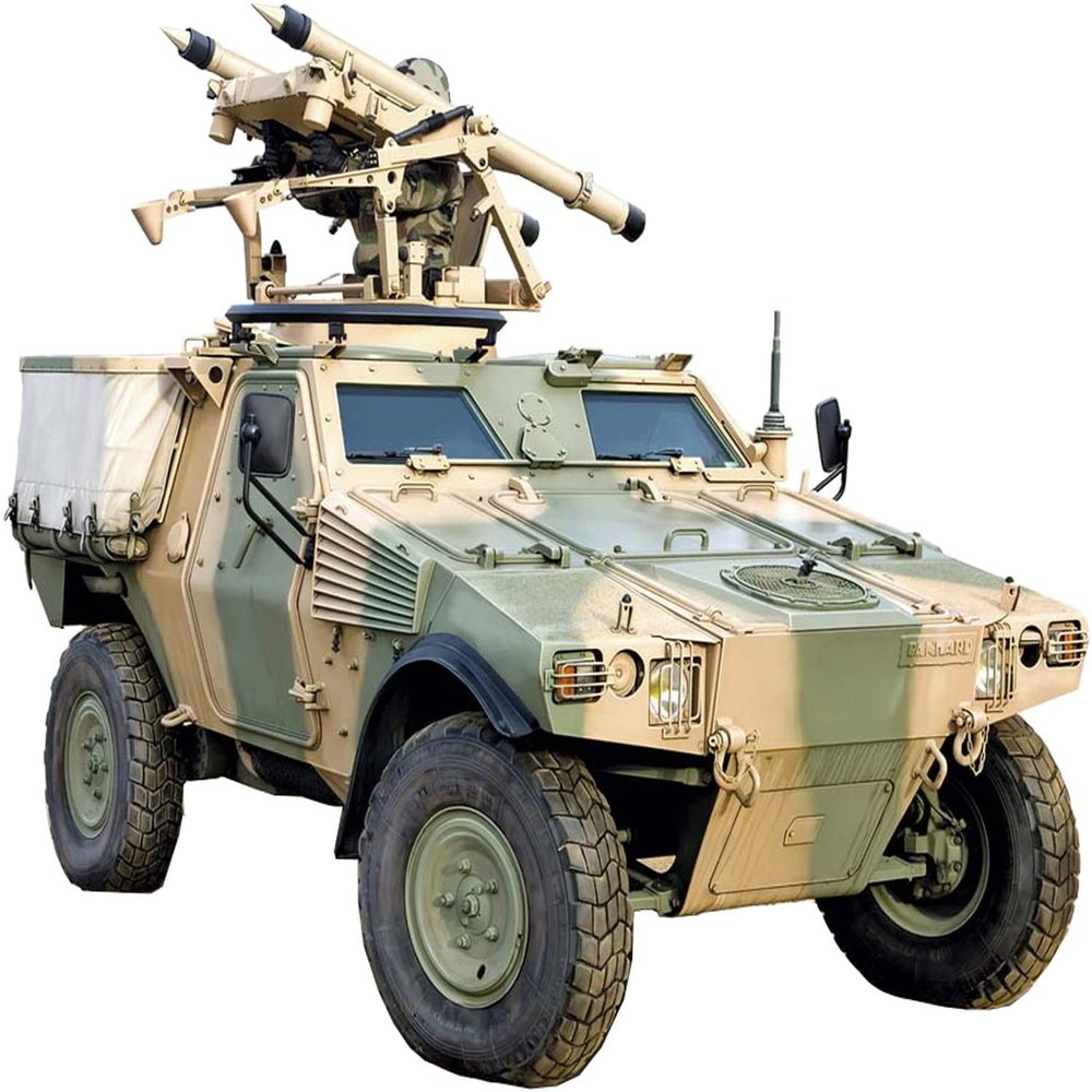 Ace UA72423 1/72 Oman Army Panar VB2L Mistral Anti-Aircraft Missile Mounted Plastic Model