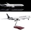 24-Hours 18 Collection Model Airplane Statue Scale 1:130 Airplane Model New Zealand B777 with LED Light(Touch or Sound Control) for Decoration or Gift view 1