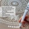 Happy Dotting Company Tools for Painting Mandalas - Patented 16pc Premium Double Ended - 28 Easy Read Sizes Plus Stylus & Ellipse Tools, Anti-Roll Grip for Rock Painting, Nail Art, Pottery and Canvas view 2