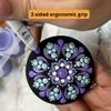 Happy Dotting Company Tools for Painting Mandalas - Patented 16pc Premium Double Ended - 28 Easy Read Sizes Plus Stylus & Ellipse Tools, Anti-Roll Grip for Rock Painting, Nail Art, Pottery and Canvas view 4