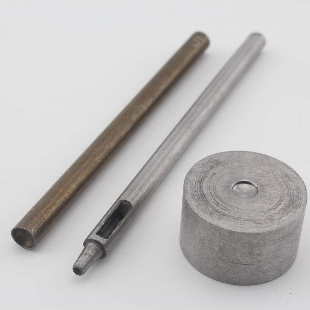 Dome Riveted Double Cap Rivet Studs Leather Rivet Setting Tools Installation Tool Diameter 4mm S109