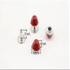 Barrel Riveted Purse feet 5/16" / 8mm Iron Spike Rivet Studs Spots Leather Rivet for Bag Making Clothing Shoes Red M65C view 2