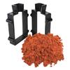 Sand Casting Set Kit with 4.4 Lbs Delft Clay Sand, Cast Iron Mold Flask Frame & 1 Kg Foundry Graphite Crucible Melting Casting Refining Gold Silver Copper Jewelry Making view 3