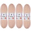 Kartopu Baby One,Baby Knitting Yarn,(4Pack),Anti-Pilling (Low-Pilling)Featured,Each Skein/Ball 100 g (3.5 oz) (Skin Color 1873) view 1