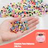Evil Eye Beads for Bracelets Making Pack Bulk, 8MM Colorful Cute Round Circle Evil Eye Beads Mal De Ojo Turco para Bisuteria Charms for Jewelry Making Aesthetic Supplies Cuentas para Pulseras 200Pcs view 2