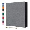 Spbapr Large Photo Album Self Adhesive Linen Cover Magnetic Scrapbook Album DIY Scrap Book 60 Black Sticky Pages for 3x5 4x6 5x7 8x10 Pictures with A Metal Pen view 1