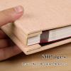 Spbapr Large Photo Album Self Adhesive Linen Cover Magnetic Scrapbook Album DIY Scrap Book 60 Black Sticky Pages for 3x5 4x6 5x7 8x10 Pictures with A Metal Pen view 3