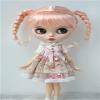 Jusuns Doll wigs JD664 9-10inch Pippi Long braids Loose Curly Temple Synthetic mohair QBaby BJD Hair Blythes Accessories (Orange Pink) view 1