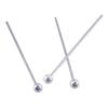 50pcs Adabele Authentic Sterling Silver Ball Headpin Head Pins 40mm (1.57 inch) Hypoallergenic for DIY Craft Jewelry Making (Wire 0.5mm/24 Gauge) SS6-40 view 1