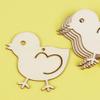 Unfinished Wood Chick Cutouts Set of 24 by Factory Direct Craft - Blank Wooden Chick Shapes for Easter and Spring DIY Crafts and Favors (3 inches high) view 1