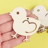 Unfinished Wood Chick Cutouts Set of 24 by Factory Direct Craft - Blank Wooden Chick Shapes for Easter and Spring DIY Crafts and Favors (3 inches high) view 3