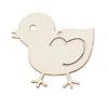 Unfinished Wood Chick Cutouts Set of 24 by Factory Direct Craft - Blank Wooden Chick Shapes for Easter and Spring DIY Crafts and Favors (3 inches high) view 4