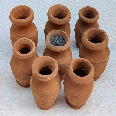 VRINDAVANBAZAAR.COM Shree Pots Made of Red Clay - 2kg | Natural Red Clay, Safe for Consumption, Ideal for Pica Lovers and Crafting