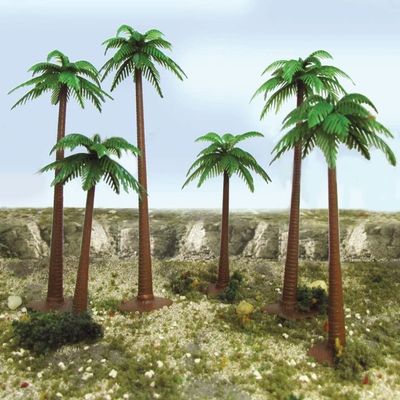 Bachmann Trains - SCENESCAPES Trees - 4" - 6" Palm Trees (6 per Box) - HO Scale