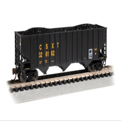 Bachmann Trains - Bethlehem Steel 100-TON 3-Bay Hopper - CSX #326162 - N Scale