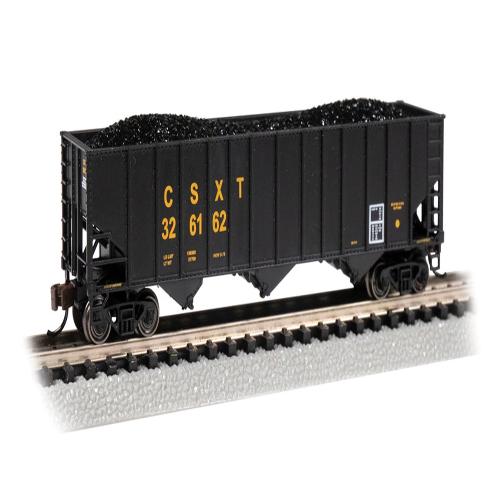 Bachmann Trains - Bethlehem Steel 100-TON 3-Bay Hopper - CSX #326162 - N Scale