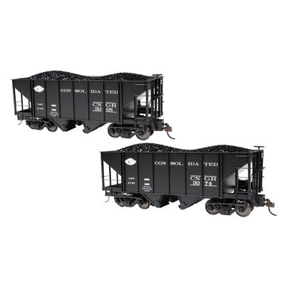 Bachmann 27903 Spectrum On30 2-Bay Hoppers East Broad Top Consolidated 3008 & 3074