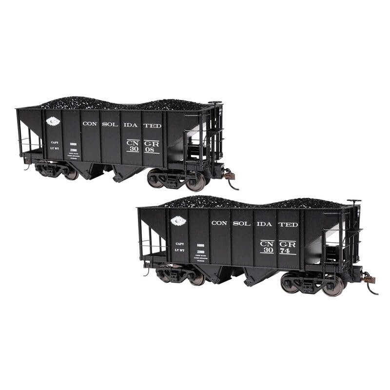 Bachmann 27903 Spectrum On30 2-Bay Hoppers East Broad Top Consolidated 3008 & 3074