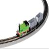 Bachmann Trains - Thomas & Friends - Percy and The TROUBLESOME Trucks Ready to Run Electric Train Set - N Scale view 2