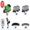 Bachmann Trains - Thomas & Friends - Percy and The TROUBLESOME Trucks Ready to Run Electric Train Set - N Scale view 3