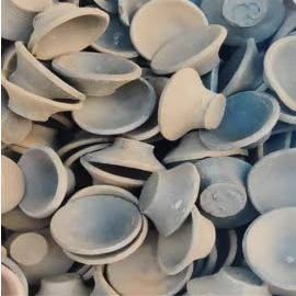 VRINDAVANBAZAAR.COM Kolkata Mini Saucers Smoky- 2 kg