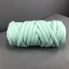Yarn for Crocheting 500g/Pack Coarse Woolen Yarn Filled with Hollow Fibre Natural Cotton Chunky Knitting Wool for Hand Knitted Rug Pet Nest Toy Mat Crochet Kit (Color : Light Green) view 1