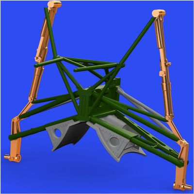 Eduard Accessories EDB648779 Eduard Brassin 1:48-F4F undercarriage Legs Bronze Scale Model Accessories Set