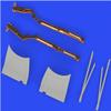 Eduard Accessories EDB648779 Eduard Brassin 1:48-F4F undercarriage Legs Bronze Scale Model Accessories Set view 2