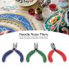 Mini Pliers Set , Needle Nose Pliers Round Nose Pliers Wire Cutters personally constructed Manual Tool for Jewelry Making , Crafts , Artificial Flowers Hardware (COLORFULL) , Mini Pliers Set , Needle Nose Pliers Round Nos view 4