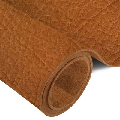 ELW Genuine American Leather Bison 8-9 oz (3.2-3.4mm) Saddle Pre-Cut 6"x12" 2PCS - Full Grain Leather Bison Hide DIY Craft Projects, Bag, Chap, Motorcycle, Clothing, Jewelry, Moccasins