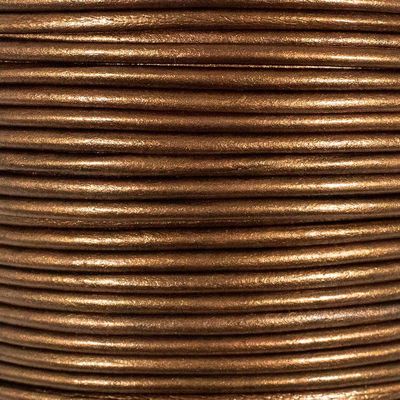 6 mm Kansa Round Leather Cord - 25 Yards - Perfect for Crafts, DIY, Jewelry, and More!
