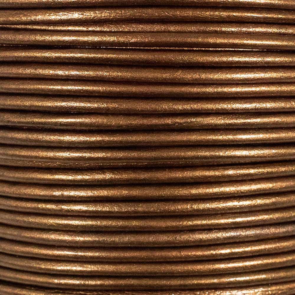 6 mm Kansa Round Leather Cord - 25 Yards - Perfect for Crafts, DIY, Jewelry, and More!