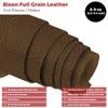 ELW Genuine American Leather Bison 8-9 oz (3.2-3.4mm) Chocolate Brown Pre-Cut 8"x48" - Full Grain Leather Bison Hide DIY Craft Projects, Bag, Chap, Motorcycle, Clothing, Jewelry, Moccasins view 2
