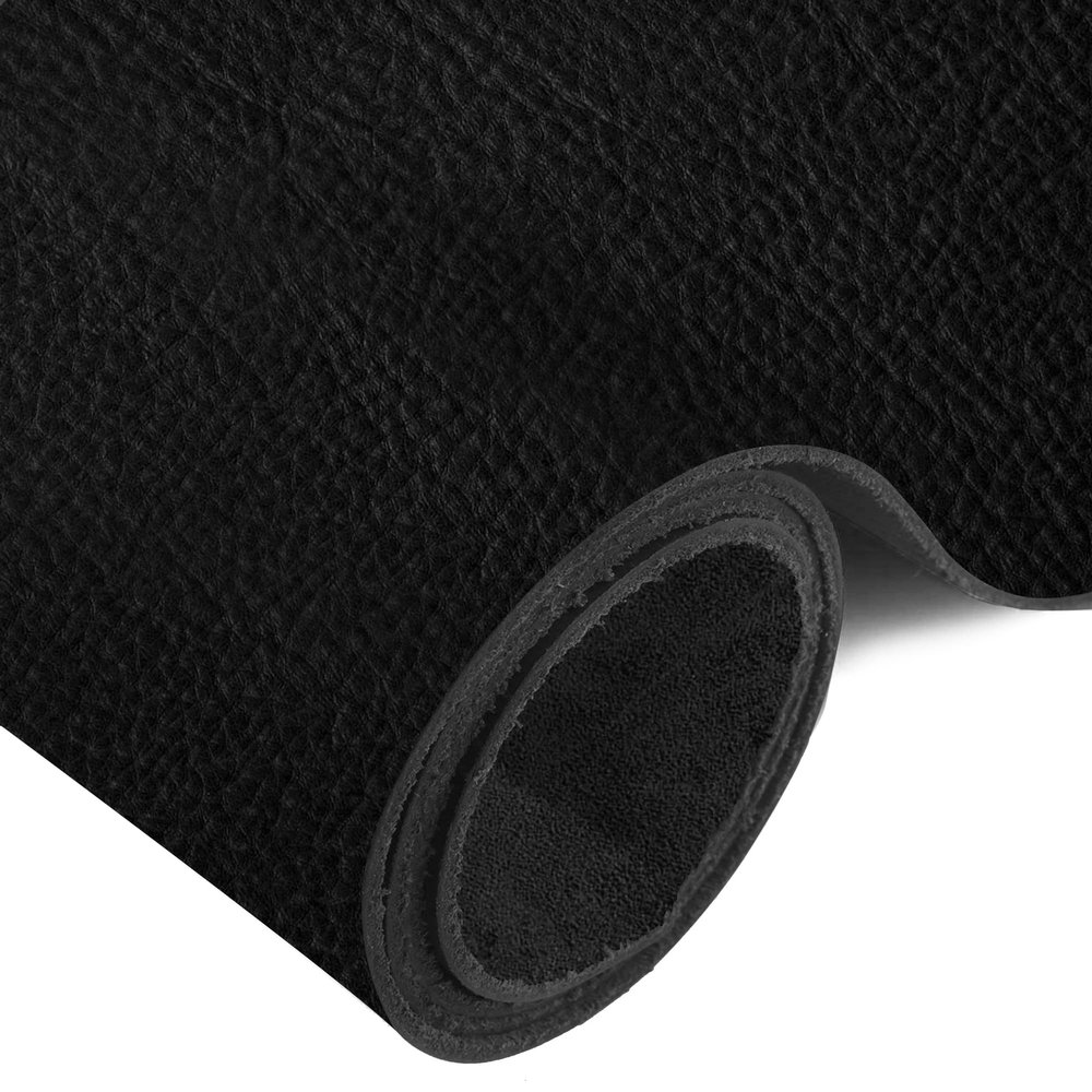 ELW Genuine American Leather Bison 8-9 oz (3.2-3.4mm) Black Pre-Cut 12-14 SQ FT - Full Grain Leather Bison Hide DIY Craft Projects, Bag, Chap, Motorcycle, Clothing, Jewelry, Moccasins