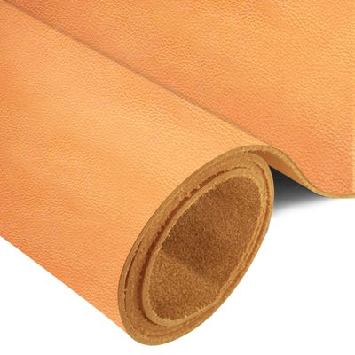ELW Genuine American Leather Bison 8-9 oz (3.2-3.4mm) Camel Pre-Cut 24"x24" - Full Grain Leather Bison Hide DIY Craft Projects, Bag, Chap, Motorcycle, Clothing, Jewelry, Moccasins