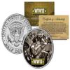 World War II B-17 Flying Fortress - Boeing Gunners U.S. JFK Kennedy Half Dollar Coin view 1
