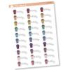 Trash Day Icon Planner Stickers, Icon Script "Trash Day" Labels, Script Icon Color Print Labels, FC12 (E-207-M) view 1
