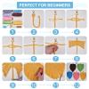 WEBEEDY 8 Set Macrame Keychain DIY Kit Feather Keychain Supplies Craft Macrame Kits for Beginners Adult, Craft Kits Macrame Supplies Keyring Wallet Purses Charms Macrame Keychain Supplies for Car Key view 4