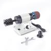 110V Leather Polishing Burnishing Machine,Electric Leather Polisher Sander Leather Edge Grinding Machine Grinding Tool 8000RPM view 1