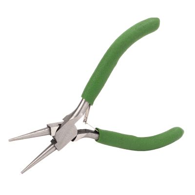 Green Handle Craft Pliers Set with Round Nose Pliers, Jewelry Pliers Set, Wire Jewelry Pliers, Needle Nose Pliersand Bent Nose Pliers, Beading Tools for Jewelry Making and Craft, Jewelry Pliers Se