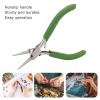 Green Handle Craft Pliers Set with Round Nose Pliers, Jewelry Pliers Set, Wire Jewelry Pliers, Needle Nose Pliersand Bent Nose Pliers, Beading Tools for Jewelry Making and Craft, Jewelry Pliers Se view 2