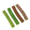 Hosfairy 16 Pcs Aritificial Plants Static Shrub Miniature Shrub Strips DIY Materials Grass Fence for DIY Architecture Building Model Railway Train Diorama Garden Scenery Landscape view 2