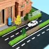 Hosfairy 16 Pcs Aritificial Plants Static Shrub Miniature Shrub Strips DIY Materials Grass Fence for DIY Architecture Building Model Railway Train Diorama Garden Scenery Landscape view 3