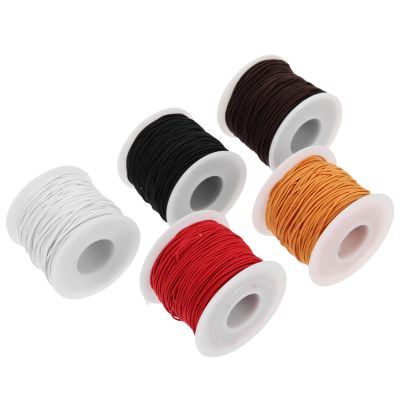 Ciieeo 5rolls Multipurpose Elastic String for Bracelets Necklaces Jewelry Crafting Thick Each Beading Thread for Creative Projects